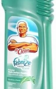 Mr Clean Multi-Surfaces Liquid with Febreze Freshness. Meadows and Rain. 28-Ounce | Meadows and Rain