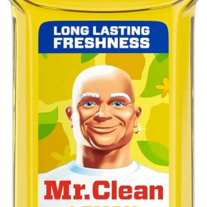 Mr. Clean All Purpose Cleaner. Floor Cleaner for Mopping Home. Bathroom. & Kitchen. Cleaning Liquid for Mop & Bucket. Cleaning Supplies. Multi-Surface Dilutable. Lemon. 41oz
